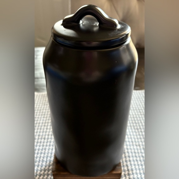 Rae Dunn Black Snack Canister - Picture 3 of 3